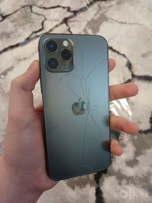 iPhone 12 Pro 128 xotira yomkis 86% karobka yoq abmen bor faqat iPhone