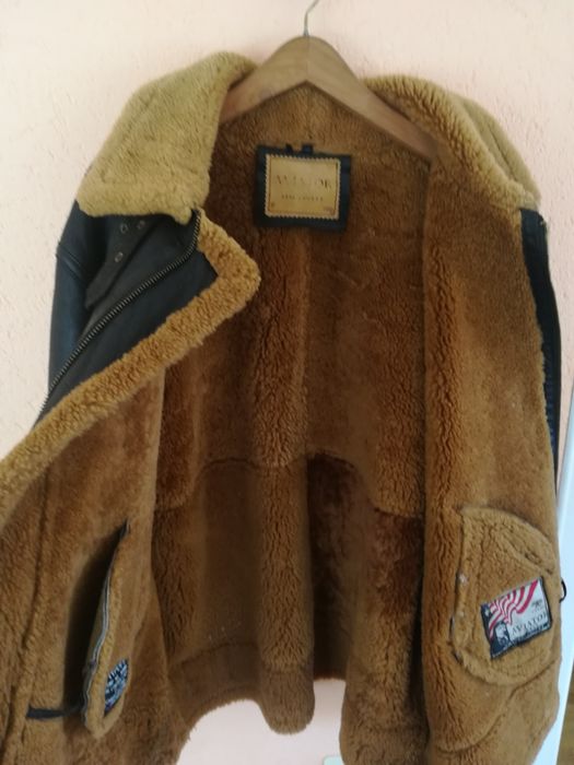 Geaca Aviator piele XXL