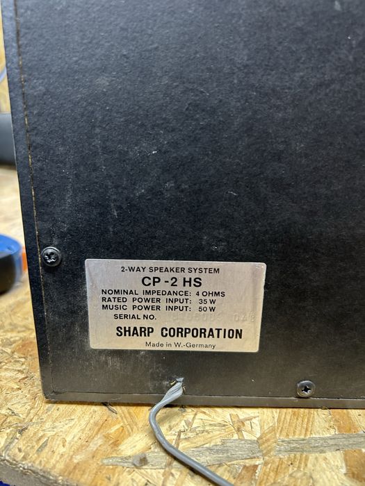 Set boxe Sharp 50w(4Ohm)