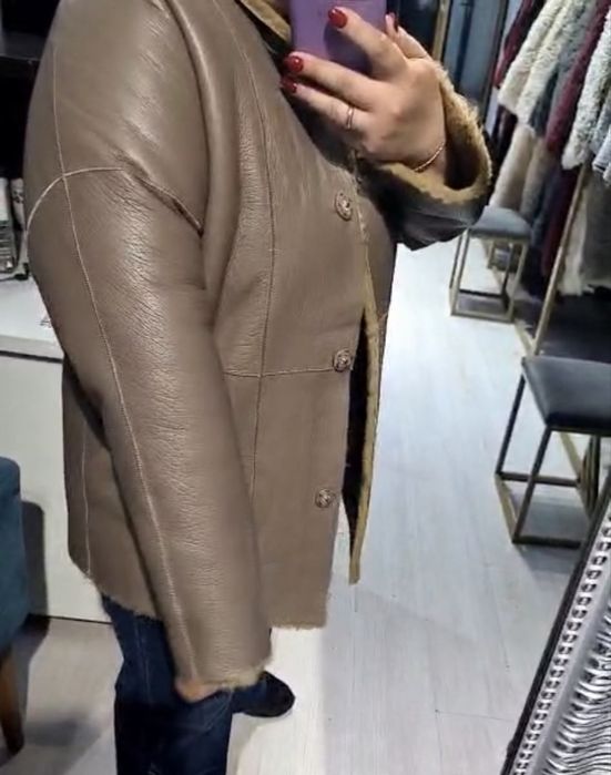 Шуба/дубленка 2в1