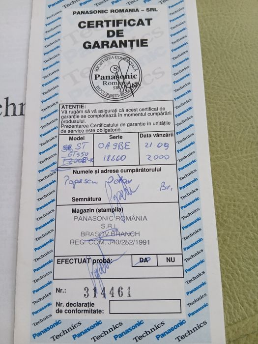 Technics st gt550/Tuner