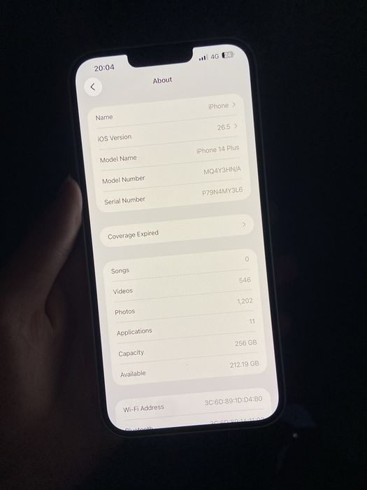 iphone 14 Plus 256ГБ