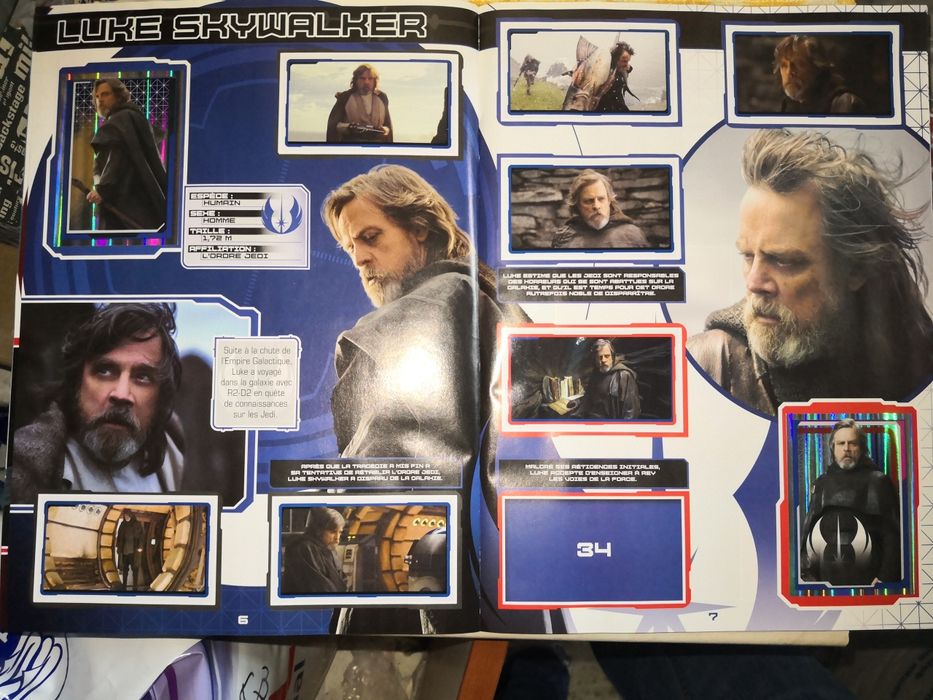 Album Star Wars stickere