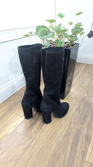 Дамски ботуши велур