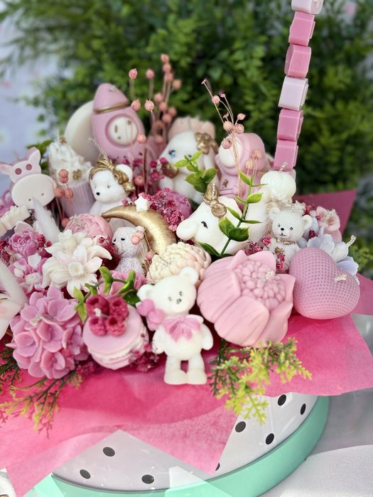 Aranjamente flori din ceara de soia