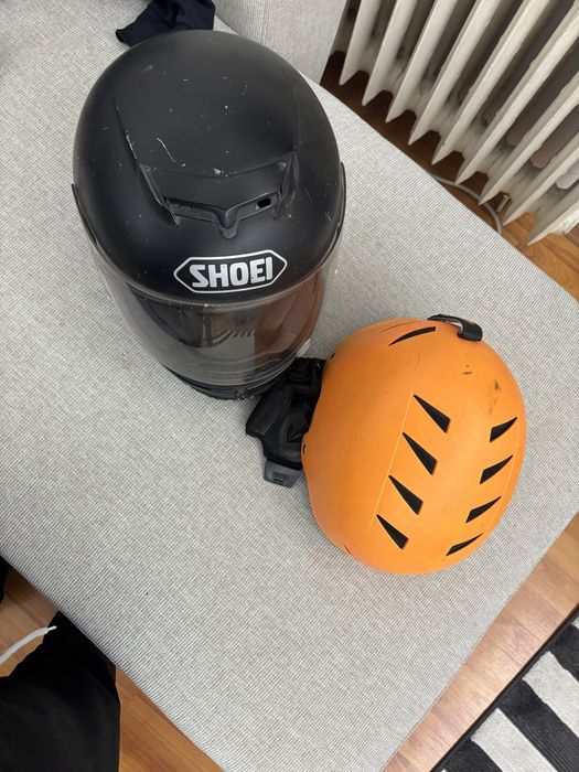 Casca Shoei moto + casca protectie