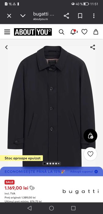 Pelerina Bugatti Barbati i