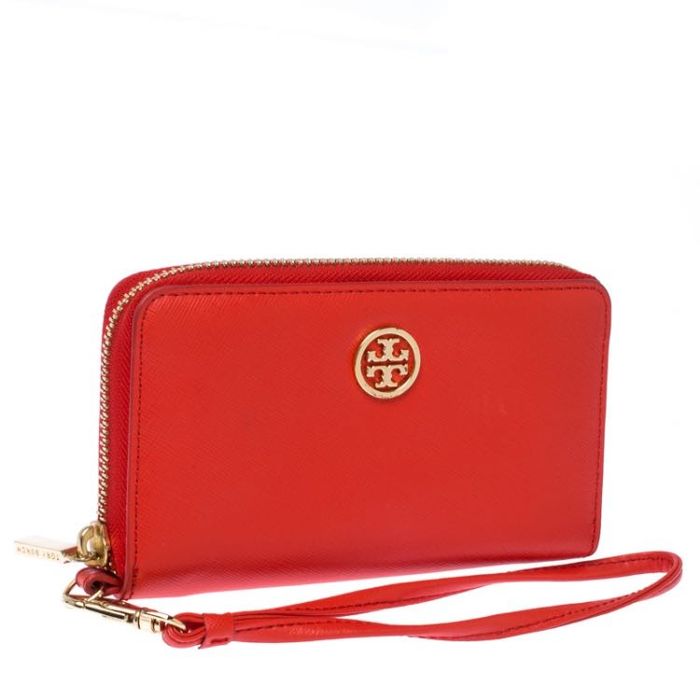 Дамски кожен портфейл Tory Burch
