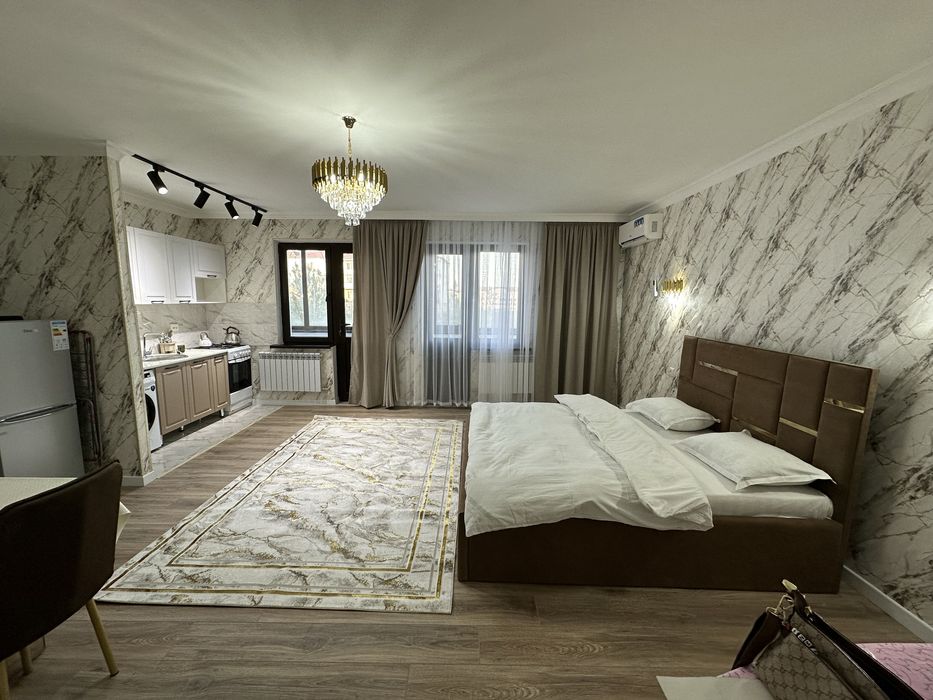 Сдам кв по суточно мик Нурсат 1 ОДБ