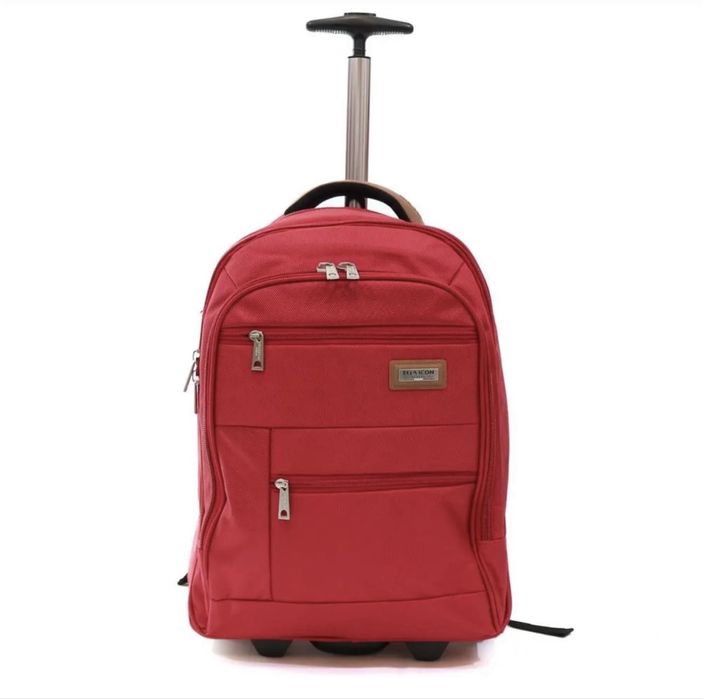 Ghiozdan tip troller Ella Icon - Rosu