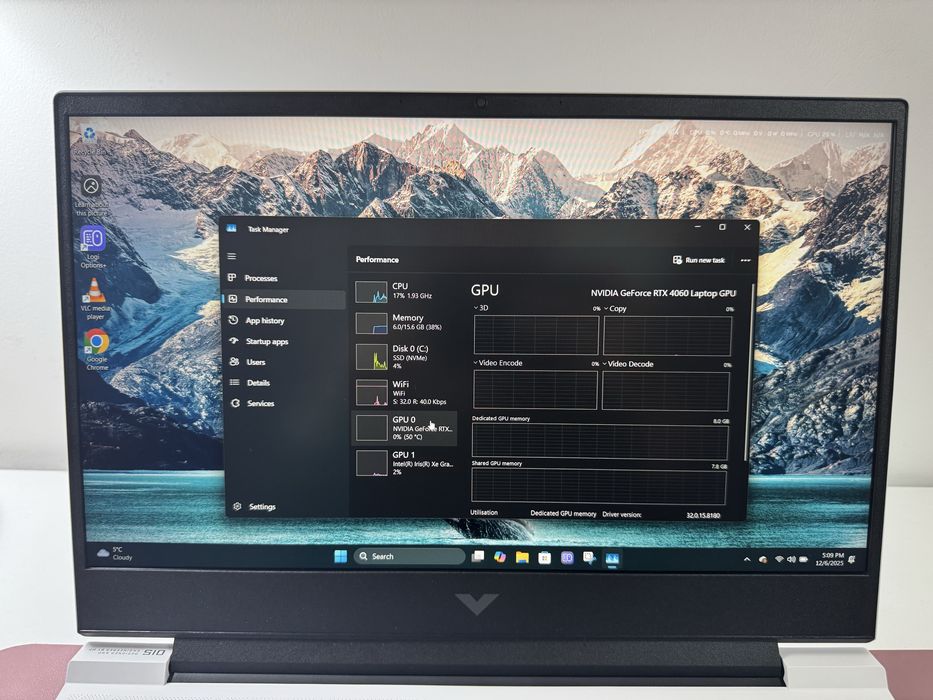 Laptop Gaming HP Victus RTX 4060 | i5-12500H | 16GB | 512GB | Garantie