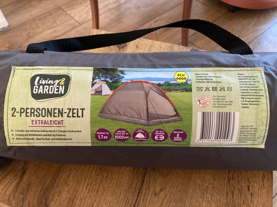 Палатка за двама човека - Living Garden Germany