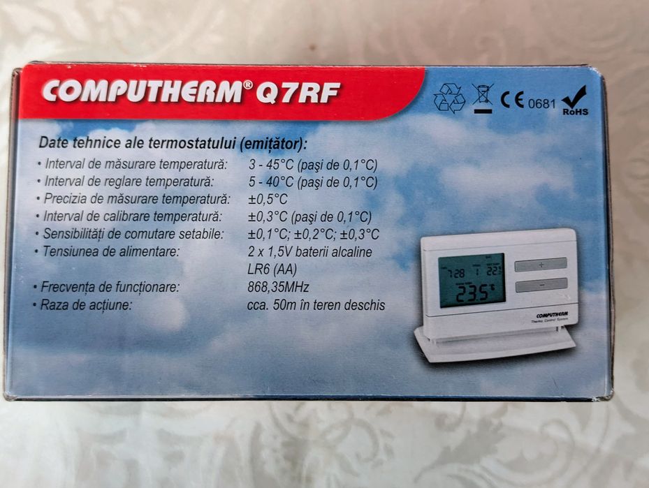 Termostat programabil Wireless Computherm Q7 RF