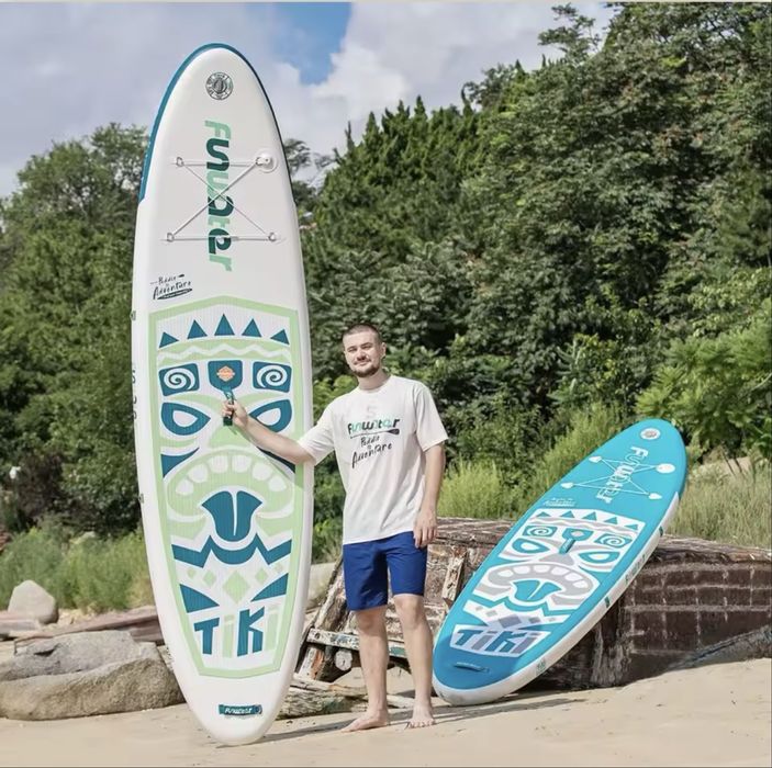 Падъл борд 320 см (10’6”) | SUP комплект TIKI White 05A + 2 г. гаранция