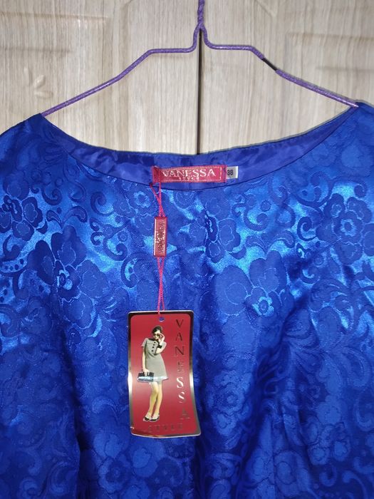 Синее платье 44 р