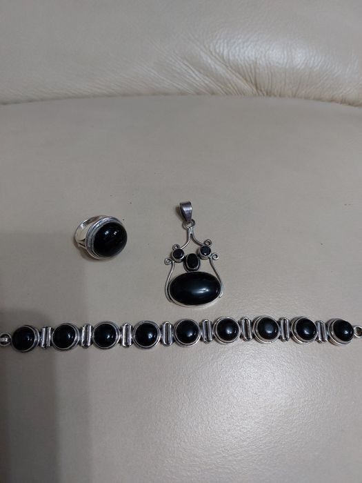Set superb din argint 925 și onix