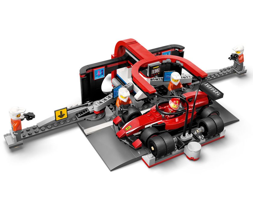 Конструктор Lego City Питстоп и механици от F1® с кола Ferrari 60443
