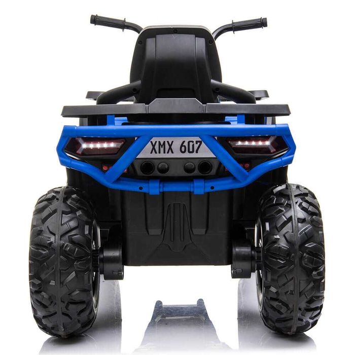 ATV electric pentru copii XMX 607 cu telecomanda Albastru, frecventa unica, roti EVA, Nr personalizat de inmatriculare!
