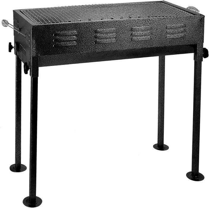 Преносимо сгъваемо голямо барбекю скара с регулируема височина