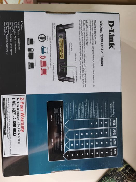 WiFi роутер D-link DSL-2750U