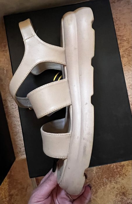 Sandale Piele Apricot