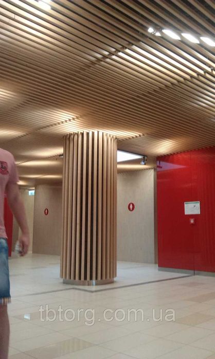 Реечные потолок Реечный кубический Балка Reychniy potolok, грильято (3