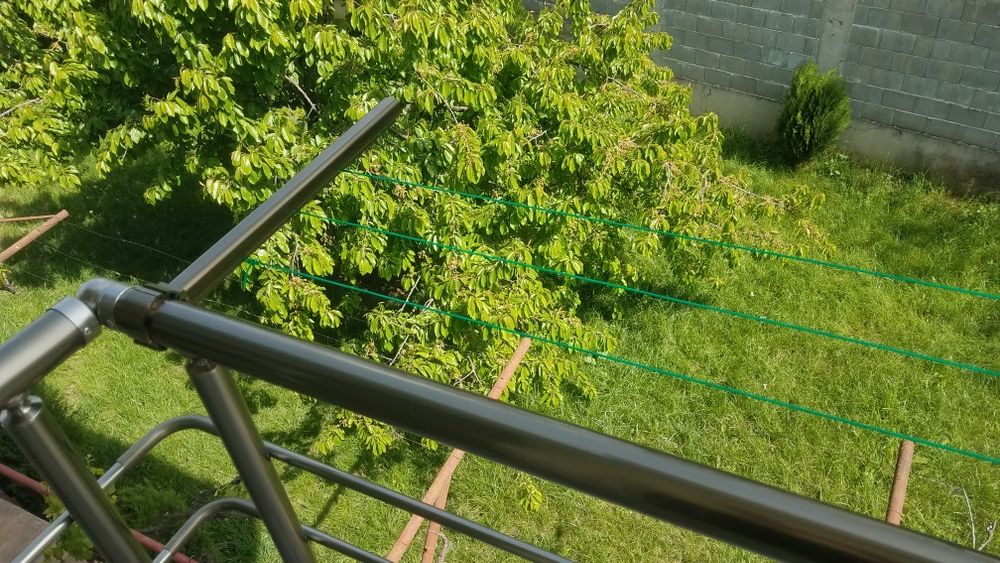 Външен  иноксов простор парапет. Inoks.vanshen.balkon.parapet.prostor
