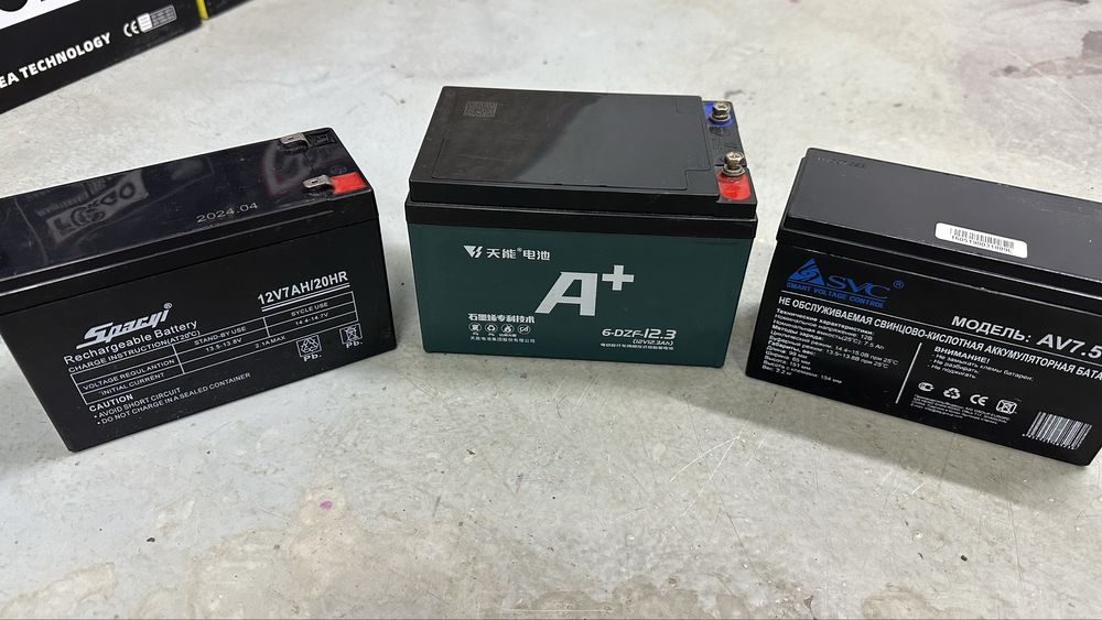 Аккумуляторы 7-12 ан agm