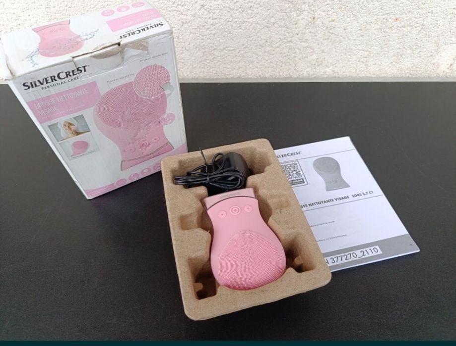 Perie pentru curatare faciala fata ten masaj silicon Silvercrest