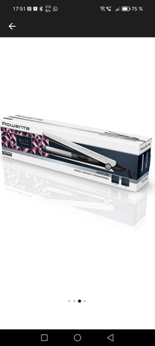 Placa de îndreptat părul Rowenta