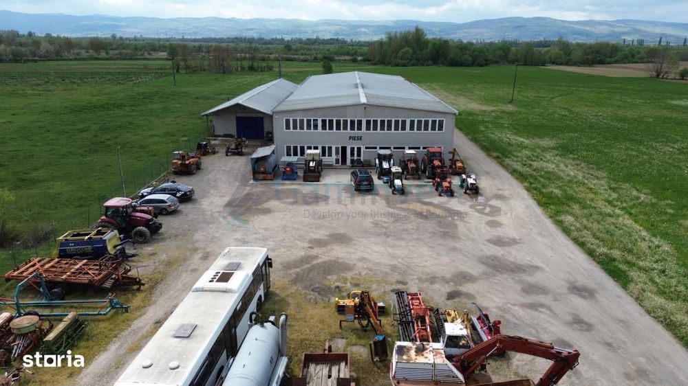 Hala Industriala,1800 mp la E60 la 5 km de Alesd,Bihor,Gaminvest,V4597