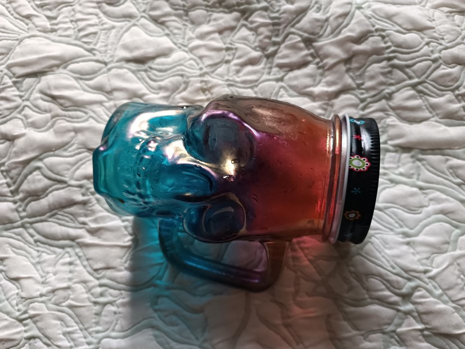 Посуда кружка череп