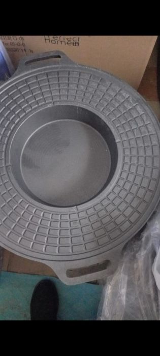 Disc fontă / grill 50 cm cu loc pentru  fript