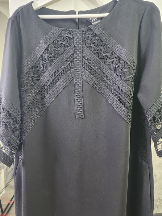 Платье чёрное с вышивкой пр-во Турция