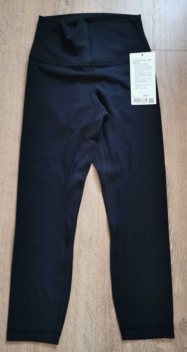 Colanti Lululemon Align HR Crop 23”, noi cu eticheta, marimea 6, culoare negru
