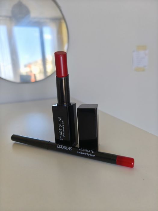 Червено червило + молив Douglas