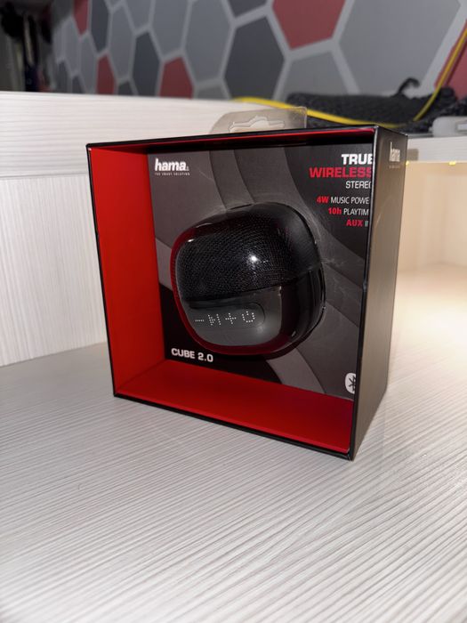 Boxă portabilă Hama Cube 2.0 nouă, nefolosită