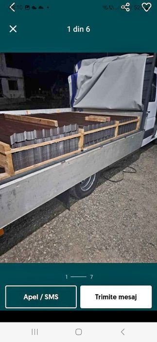 Tablă cutata colorată și zincată oferte