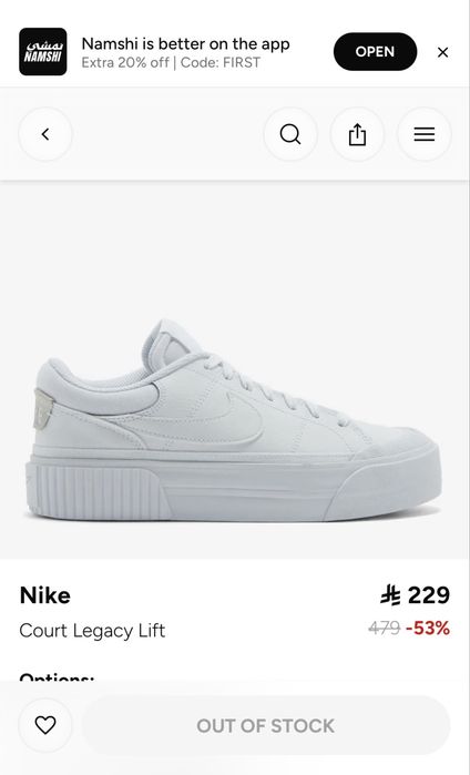 Кроссовки Nike белые новые