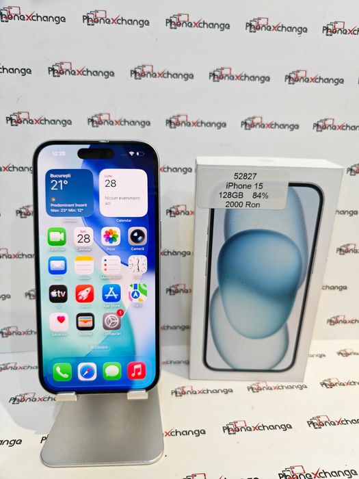 iPhone 15 Blue Neverlocked 128GB 52827