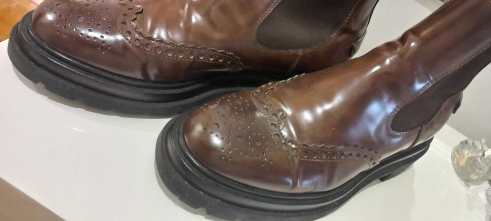 Ghete Santoni piele total  nr 44