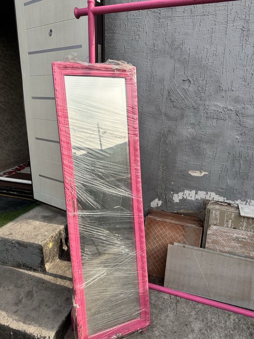 Зеркало , рейлы розовый
