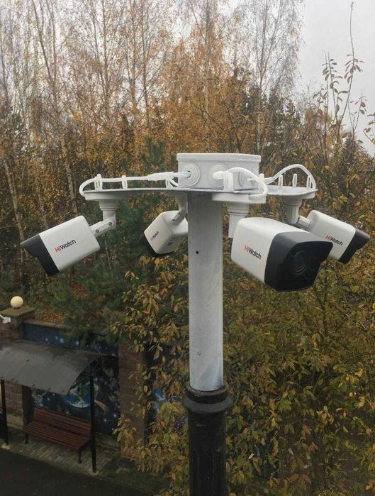 Установка камер видеонаблюдения