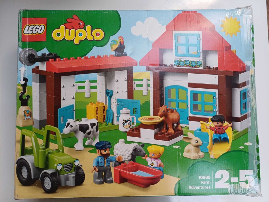 7. Lego Duplo Town Aventuri la ferma, set complet in cutia originala (10869)