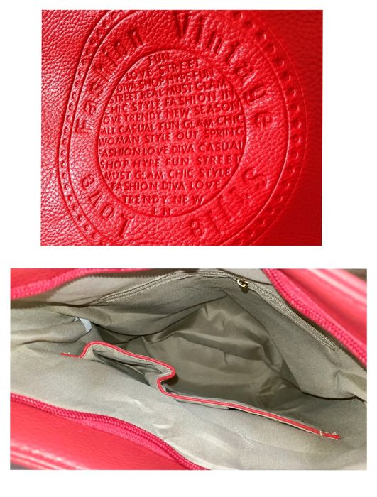 Poseta + portofel rosu NOU