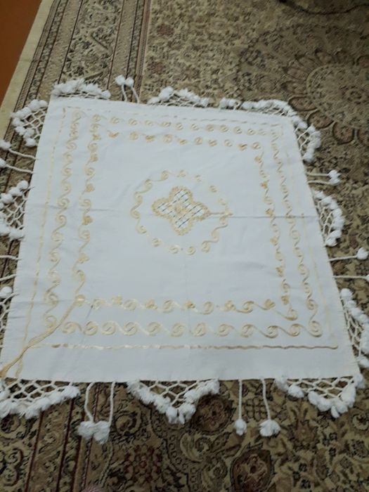 Антикварный ручная работа Египтян скатерть