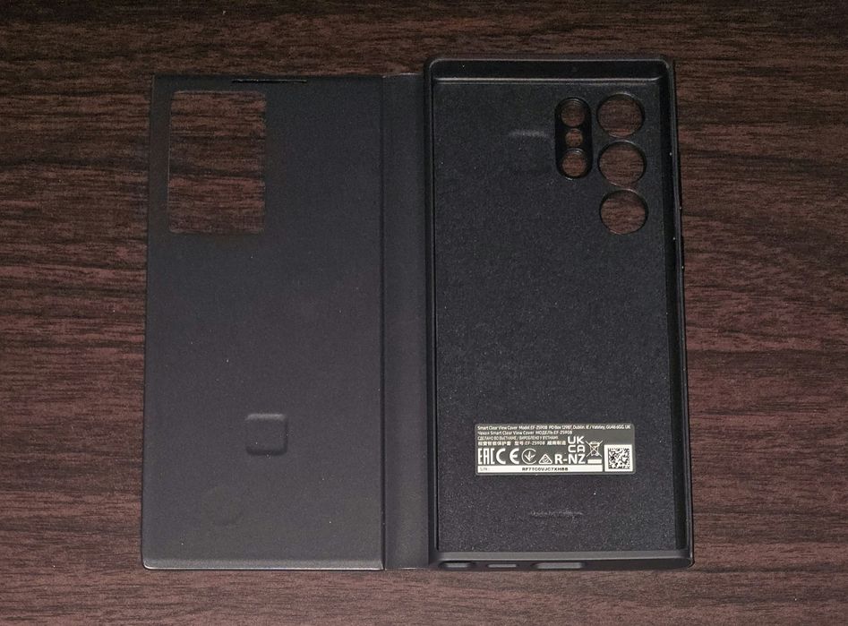 Husa flip smart activa originala Samsung Smart Clear View Cover Galaxy S22 Ultra S908