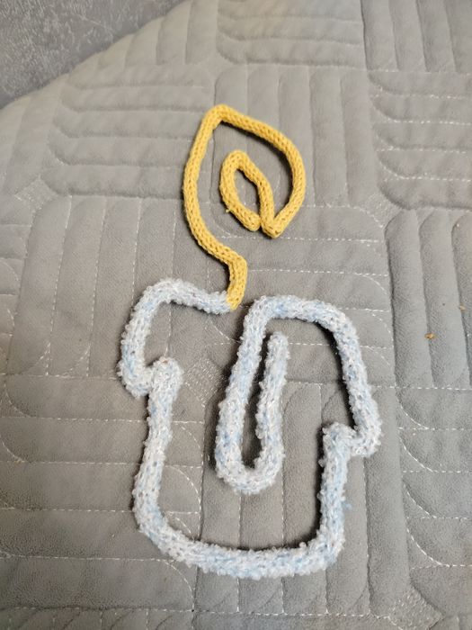 Сувениры в технике трикотин