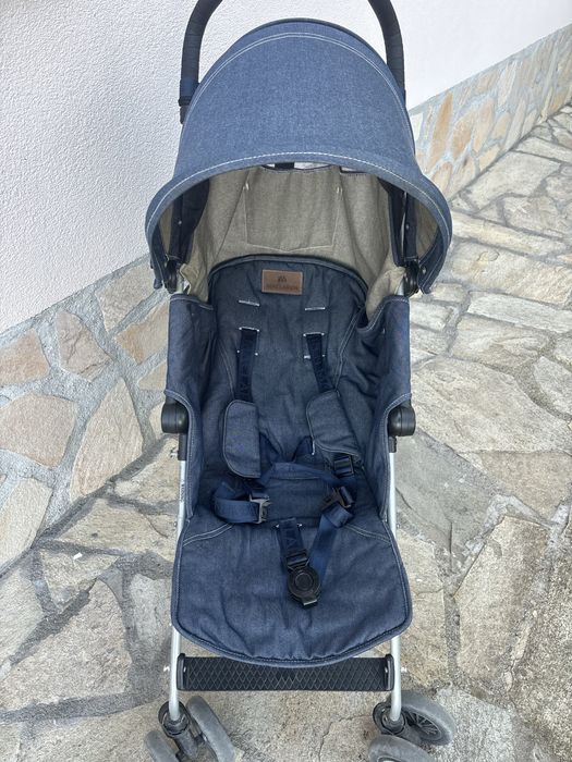 Количка Maclaren Quest denim +дъждобран и зимно чувалче