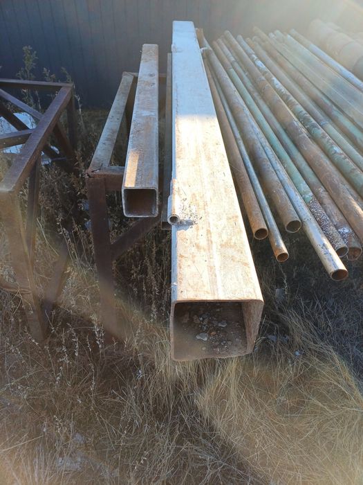 Трубы профтрубы Швеллера на стойки б.у разных размеров